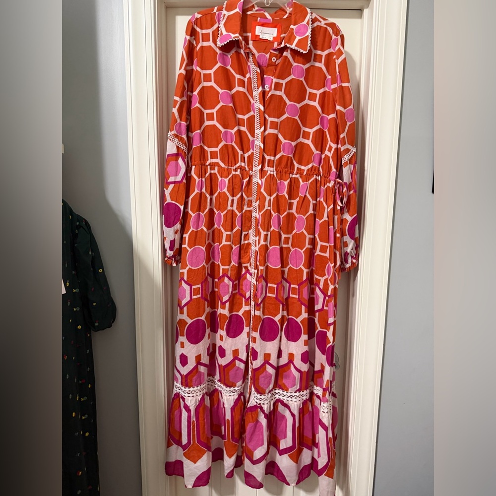 EUC Anthropologie Eleanora Dress Size XL